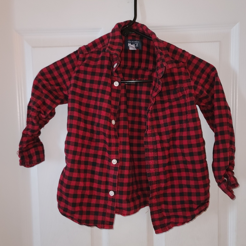Childrens place long sleeve button up